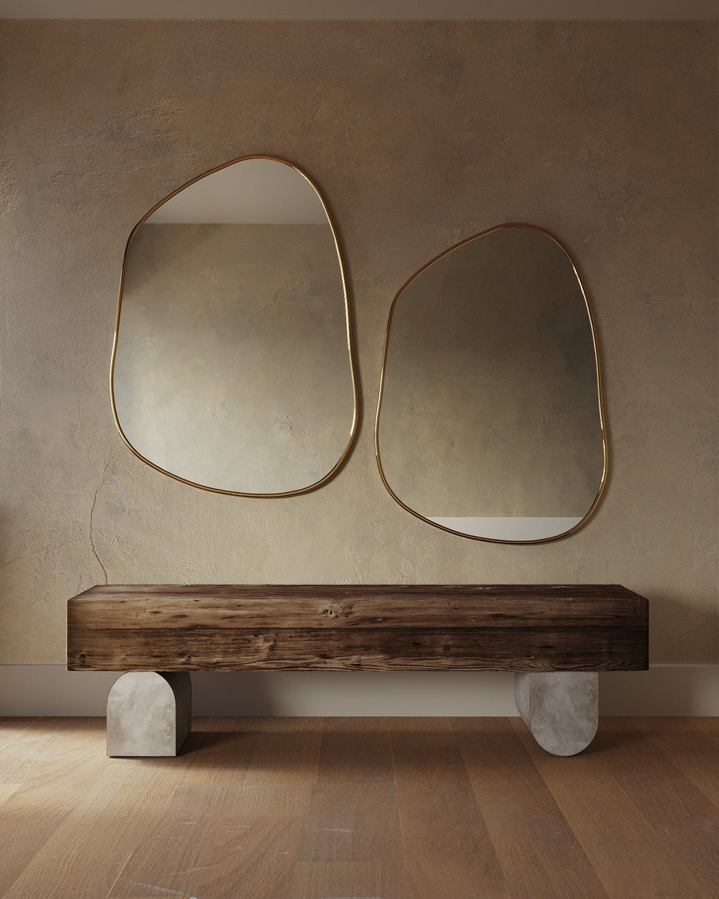 Brassy Gold Organik Mirror