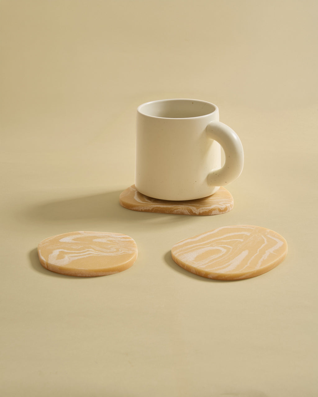 Puddle Coasters - Set of 3 - Salted Caramel