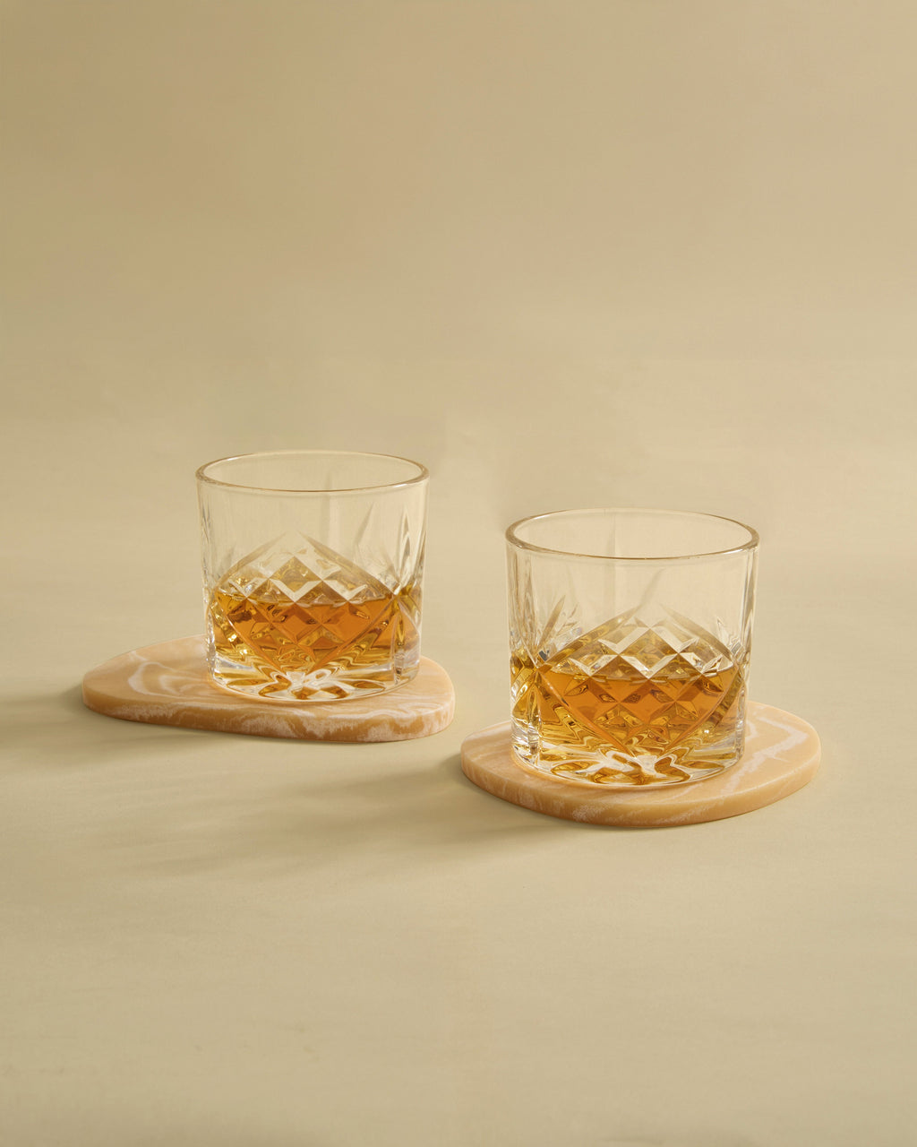Puddle Coasters - Set of 3 - Salted Caramel
