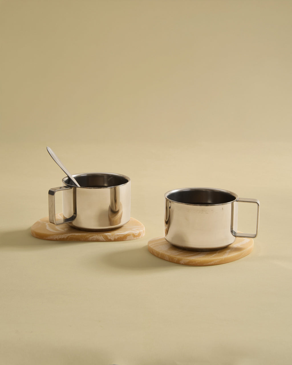 Puddle Coasters - Set of 3 - Salted Caramel