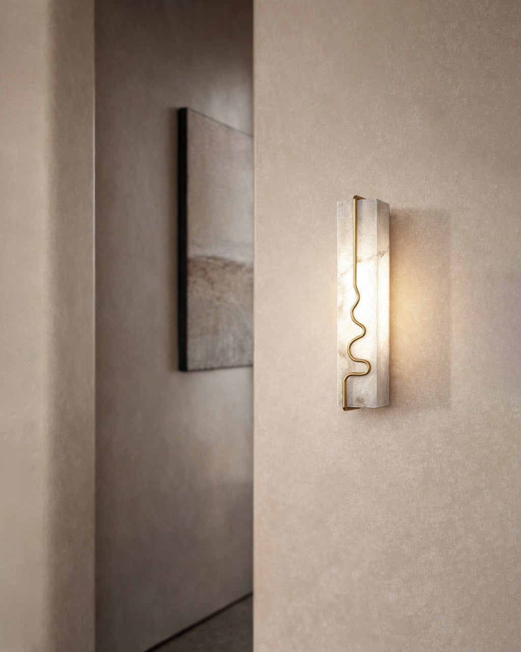 Glenn Alabaster Wall Sconce