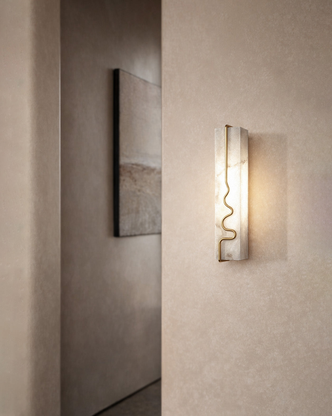 Glenn Alabaster Wall Sconce